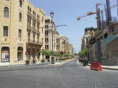Wiederaufbau in Beiruth